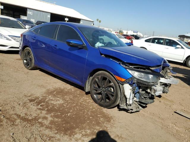 2HGFC2F82LH576653 - 2020 HONDA CIVIC SPORT 蓝色 照片 4