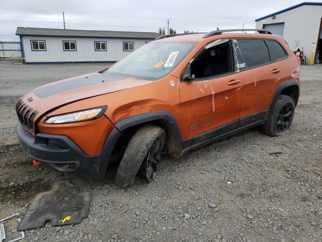 1C4PJMBB8GW276967 - 2016 JEEP CHEROKEE TRAILHAWK ORANGE photo 1