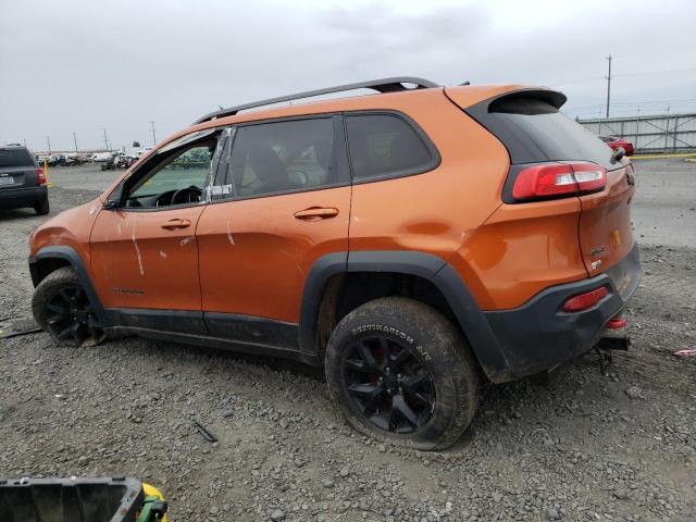 1C4PJMBB8GW276967 - 2016 JEEP CHEROKEE TRAILHAWK ORANGE photo 2