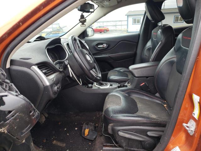 1C4PJMBB8GW276967 - 2016 JEEP CHEROKEE TRAILHAWK ORANGE photo 7