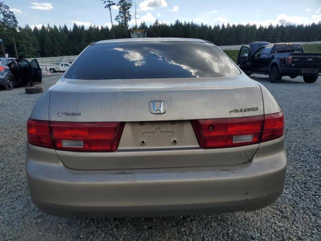 3HGCM56465G705866 - 2005 HONDA ACCORD LX TAN photo 6