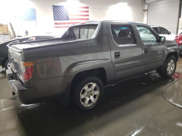 2HJYK16278H525684 - 2008 HONDA RIDGELINE RT GRAY photo 3