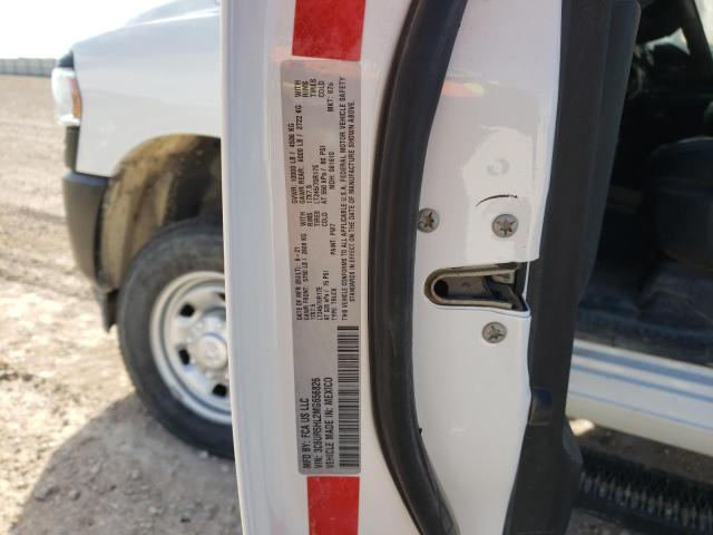 3C6UR5HL2MG656826 - 2021 RAM 2500 TRADESMAN თეთრი ფოტო 12