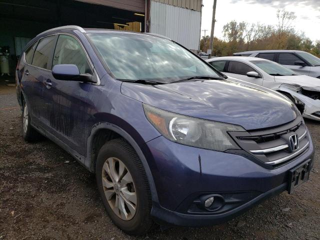 2HKRM4H7XDH639287 - 2013 HONDA CR-V EXL BLUE photo 4