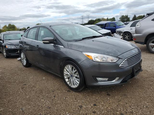 1FADP3N23JL245888 - 2018 FORD FOCUS TITANIUM GRAY photo 4