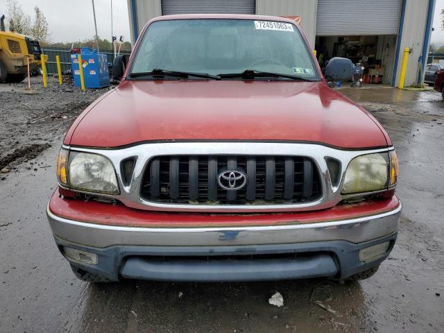 5TEWN72N22Z138929 - 2002 TOYOTA TACOMA XTRACAB BURGUNDY photo 5