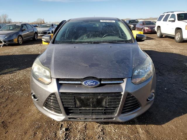 1FADP3J28EL162517 - 2014 FORD FOCUS TITANIUM GRAY photo 5