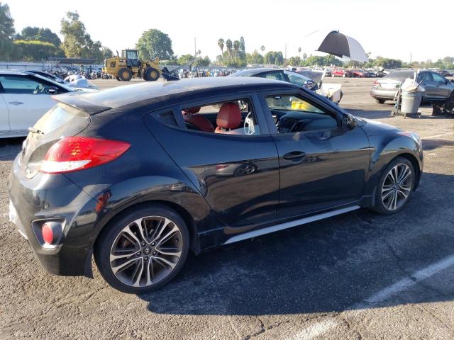 KMHTC6AE3GU272297 - 2016 HYUNDAI VELOSTER TURBO BLACK photo 3