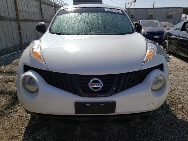 JN8AF5MR3ET451734 - 2014 NISSAN JUKE S WHITE photo 5