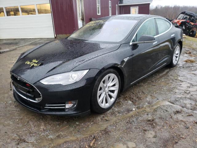 5YJSA1DP1DFP21745 - 2013 TESLA MODEL S Սև լուսանկար 1