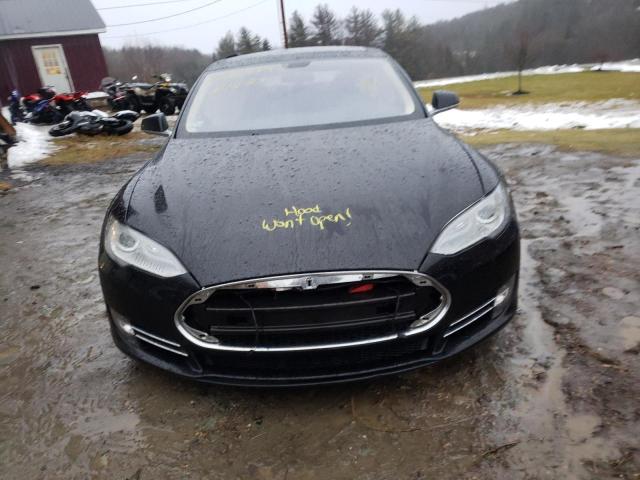 5YJSA1DP1DFP21745 - 2013 TESLA MODEL S Սև լուսանկար 5