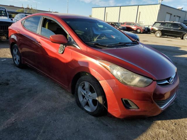 KMHDH4AEXBU094357 - 2011 HYUNDAI ELANTRA GLS RED photo 4