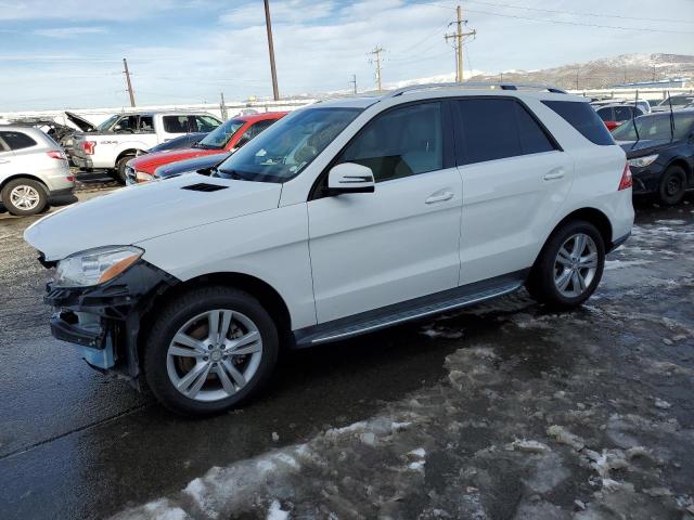 4JGDA5HB5FA563948 - 2015 MERCEDES-BENZ ML 350 4MATIC WHITE photo 1