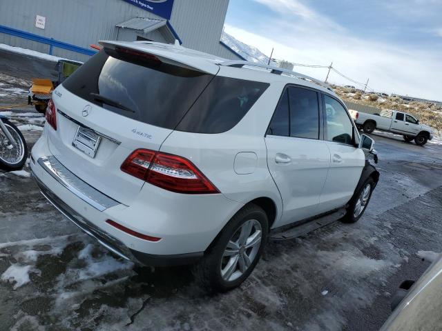 4JGDA5HB5FA563948 - 2015 MERCEDES-BENZ ML 350 4MATIC WHITE photo 3