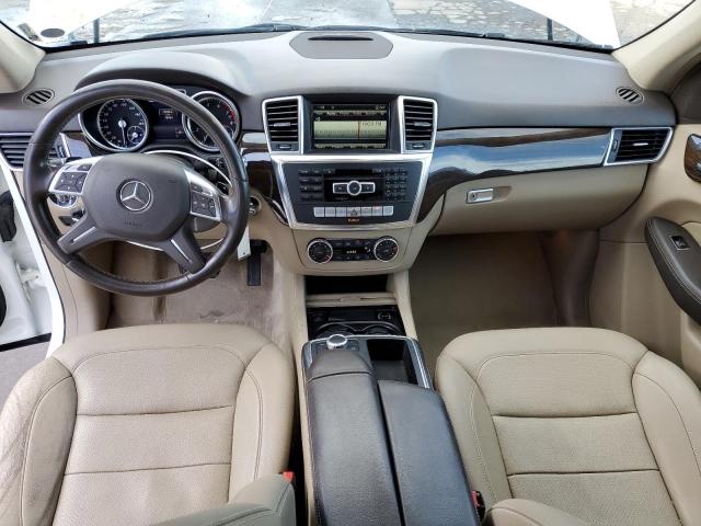 4JGDA5HB5FA563948 - 2015 MERCEDES-BENZ ML 350 4MATIC WHITE photo 8