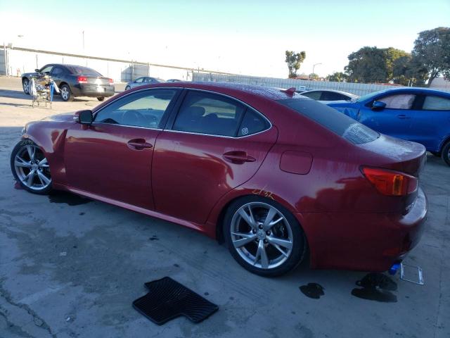 JTHBK262395099208 - 2009 LEXUS IS 250 RED photo 2