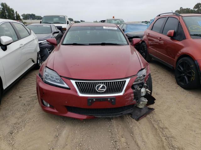 JTHBK262395099208 - 2009 LEXUS IS 250 RED photo 5