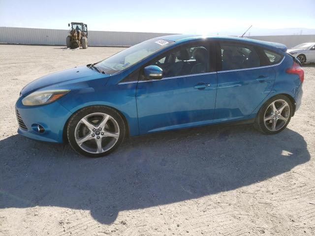 1FADP3N28EL198363 - 2014 FORD FOCUS TITANIUM BLUE photo 1