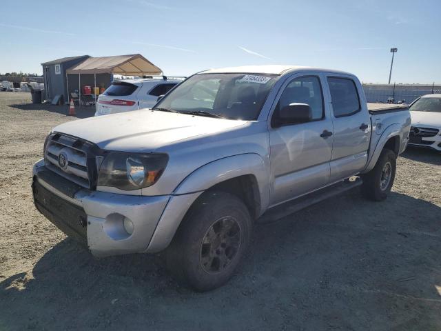 5TEJU62N35Z109094 - 2005 TOYOTA TACOMA DOUBLE CAB PRERUNNER SILVER photo 1