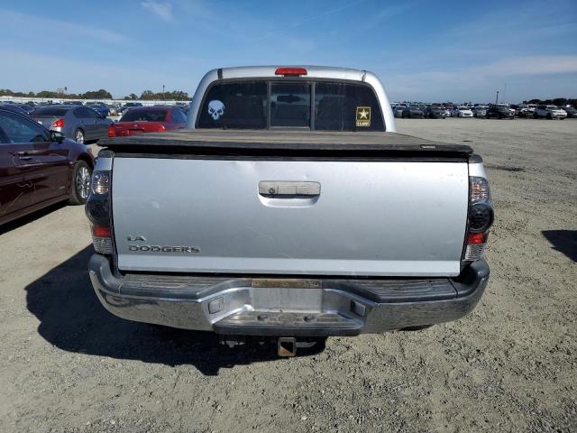 5TEJU62N35Z109094 - 2005 TOYOTA TACOMA DOUBLE CAB PRERUNNER SILVER photo 6