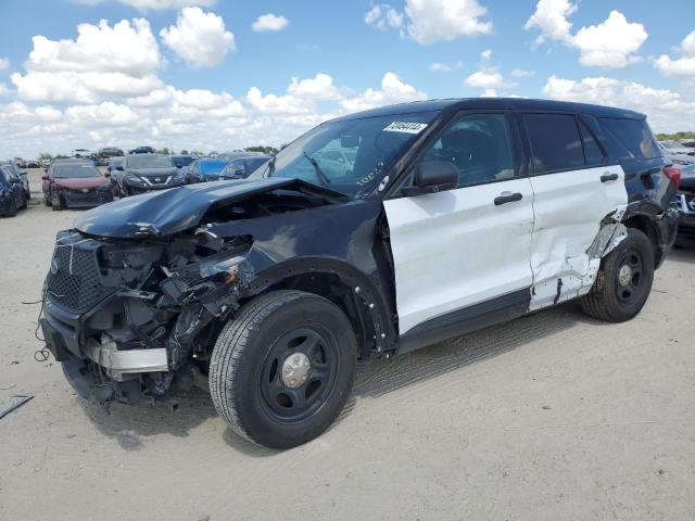 1FM5K8AB8MGA46988 - 2021 FORD EXPLORER POLICE INTERCEPTOR BLACK photo 1