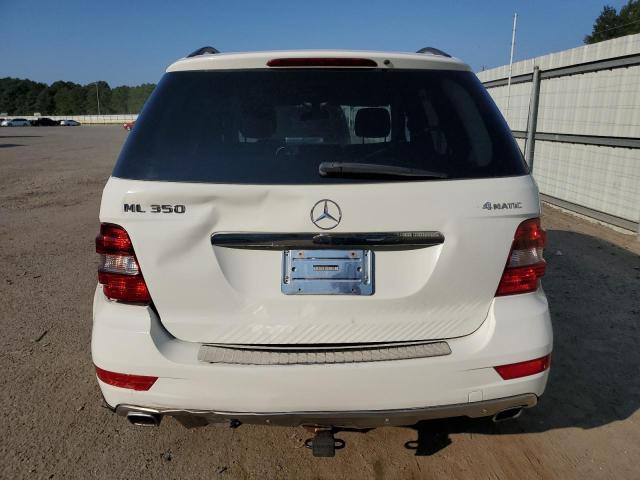 4JGBB8GB4AA620561 - 2010 MERCEDES-BENZ ML 350 4MATIC WHITE photo 6
