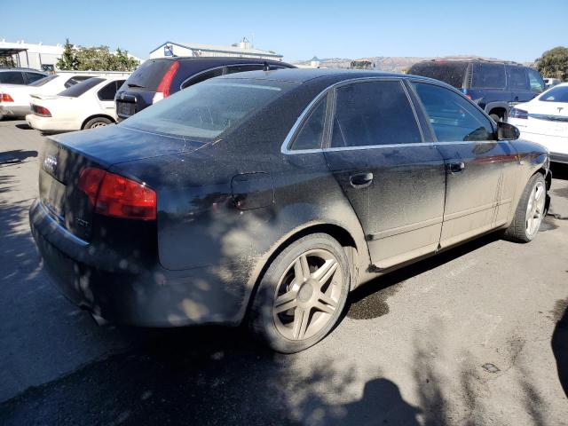 WAUAF78E08A077126 - 2008 AUDI A4 2.0T BLACK photo 3