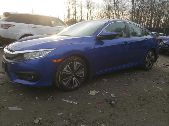 2HGFC1F70GH651454 - 2016 HONDA CIVIC EXL BLUE photo 1