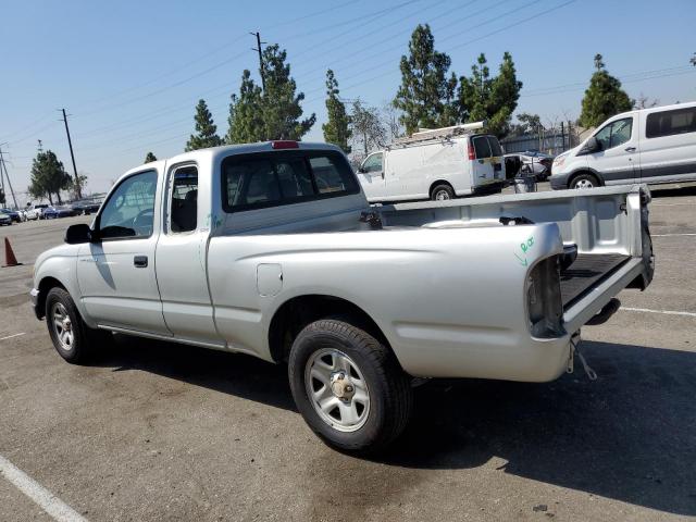 5TEVL52N14Z337754 - 2004 TOYOTA TACOMA XTRACAB SILVER photo 2