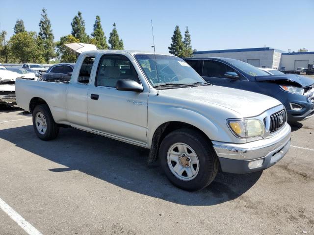 5TEVL52N14Z337754 - 2004 TOYOTA TACOMA XTRACAB SILVER photo 4