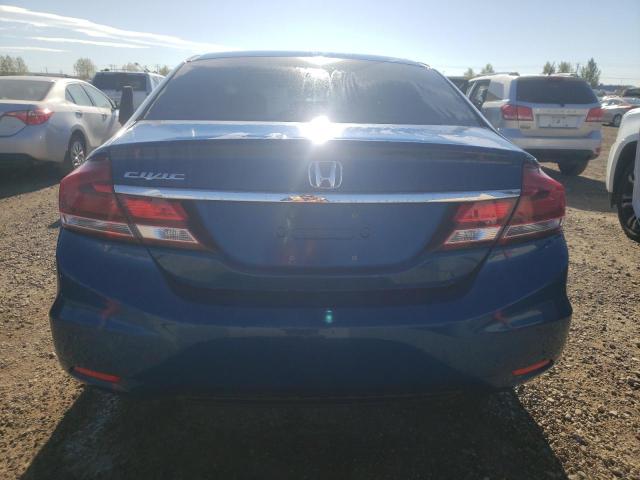 2HGFB2F49EH015210 - 2014 HONDA CIVIC LX BLUE photo 6