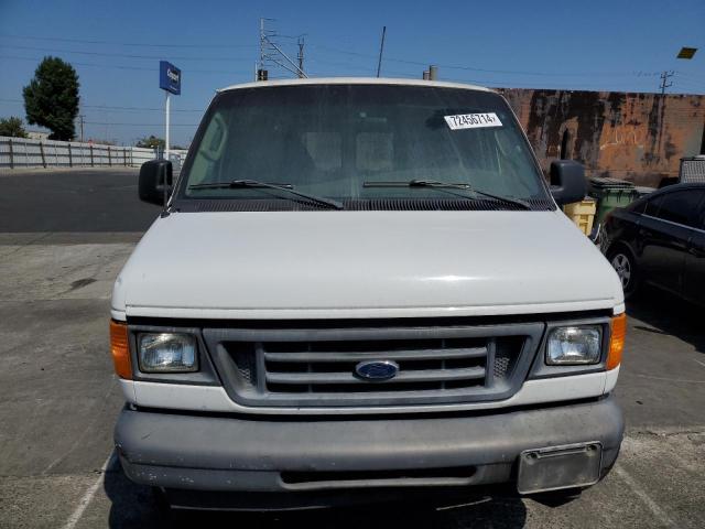 1FTNE24W96HA75226 - 2006 FORD ECONOLINE E250 VAN WHITE photo 5