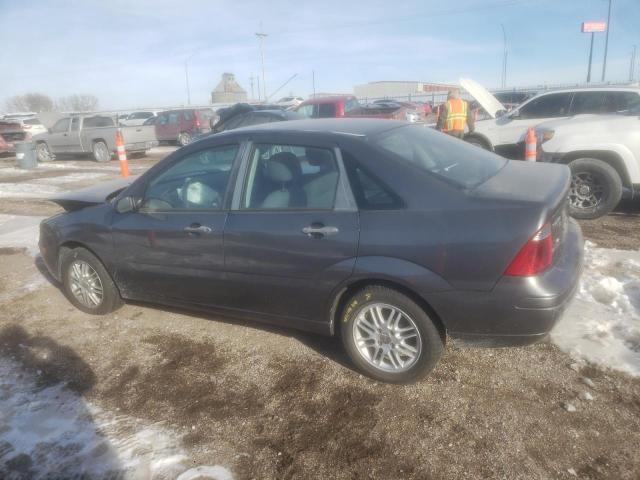 1FAHP34N37W275672 - 2007 FORD FOCUS ZX4 GRAY photo 2