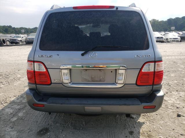 JTJHT00W454003110 - 2005 LEXUS LX 470 GRAY photo 6