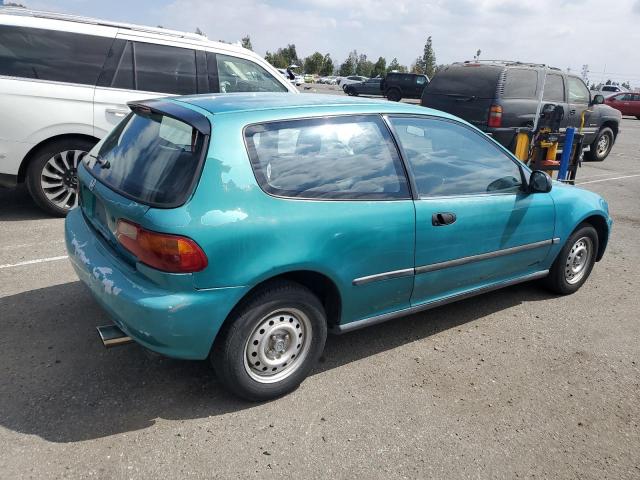 2HGEH2465PH500347 - 1993 HONDA CIVIC DX TURQUOISE photo 3