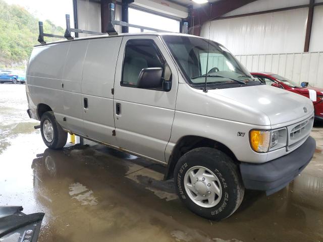 1FTNE24LX2HB39452 - 2002 FORD ECONOLINE E250 VAN SILVER photo 4