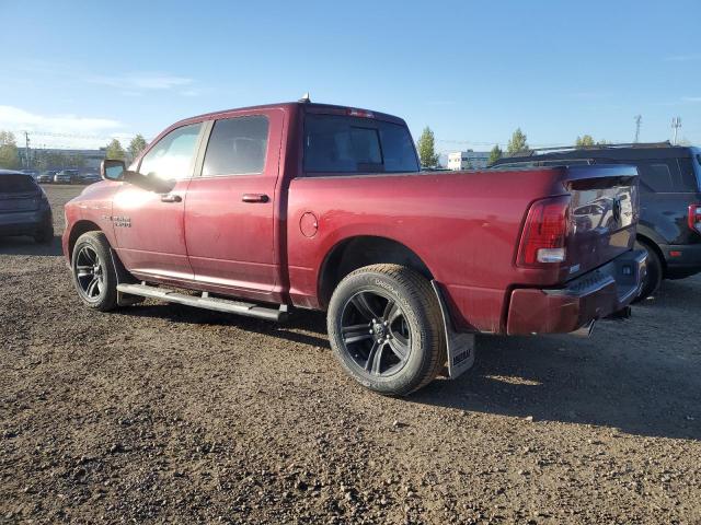 1C6RR7MM4JS303282 - 2018 RAM 1500 SPORT BURGUNDY photo 2