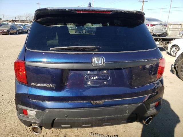 5FNYF7H54NB001462 - 2022 HONDA PASSPORT EXL 蓝色 照片 6