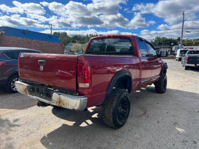 3D7KS28D06G140596 - 2006 DODGE RAM 2500 ST RED photo 3