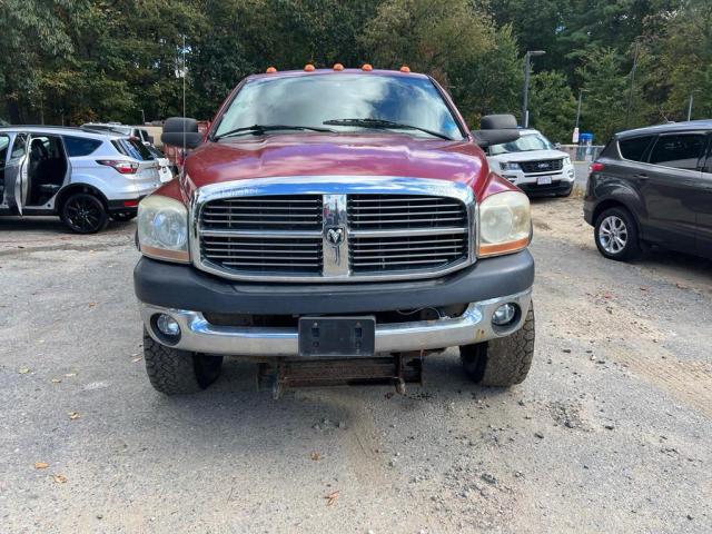 3D7KS28D06G140596 - 2006 DODGE RAM 2500 ST RED photo 5