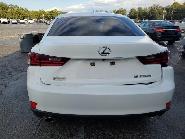 JTHBA1D20G5033342 - 2016 LEXUS IS 200T WHITE photo 6