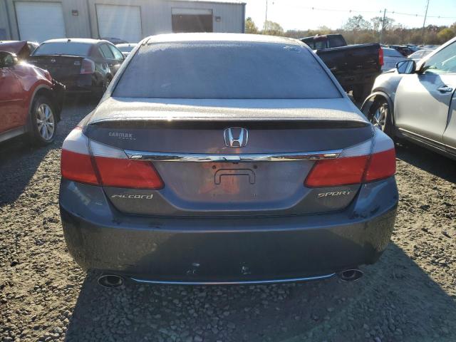 1HGCR2F51EA042567 - 2014 HONDA ACCORD SPORT GRAY photo 6