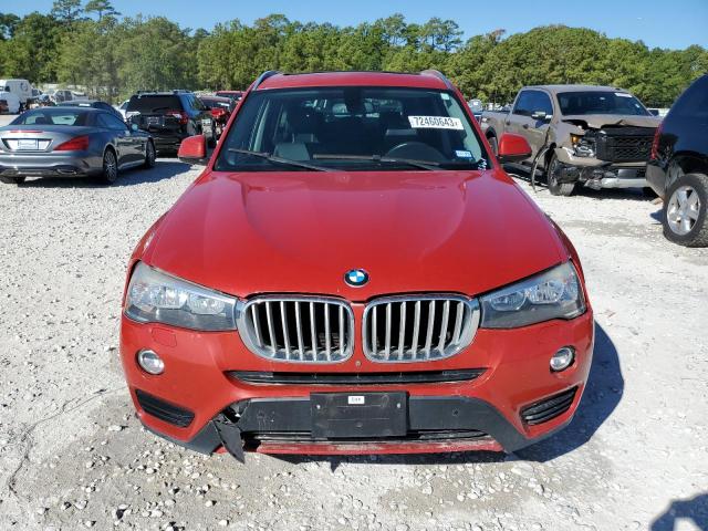 5UXWZ7C55G0T42861 - 2016 BMW X3 SDRIVE28I RED photo 5