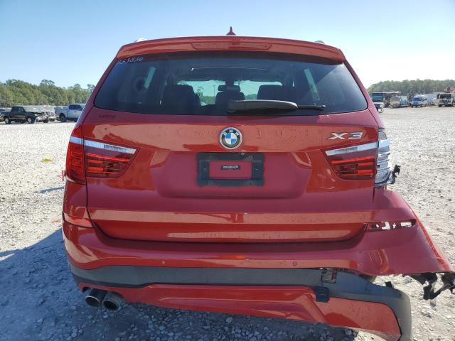 5UXWZ7C55G0T42861 - 2016 BMW X3 SDRIVE28I RED photo 6