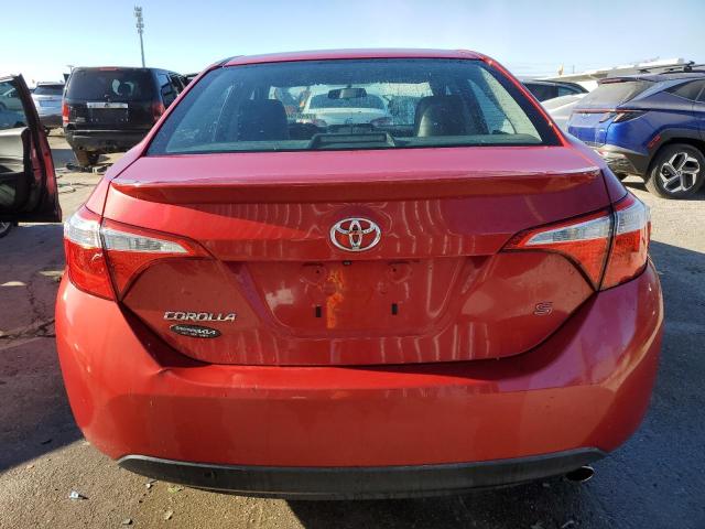 2T1BURHE9EC053701 - 2014 TOYOTA COROLLA L RED photo 6