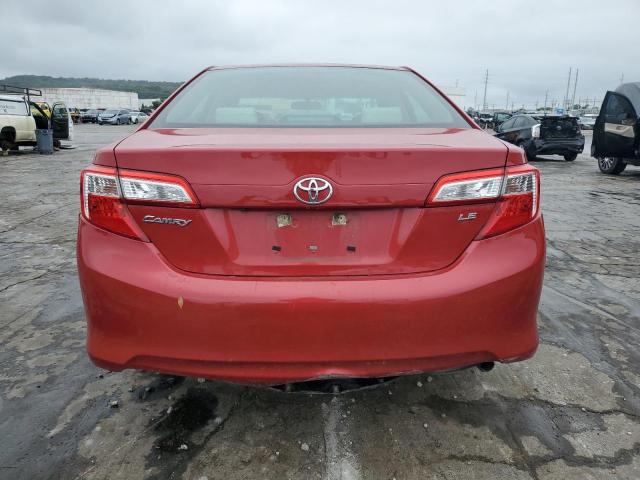 4T4BF1FK0ER402379 - 2014 TOYOTA CAMRY L RED photo 6