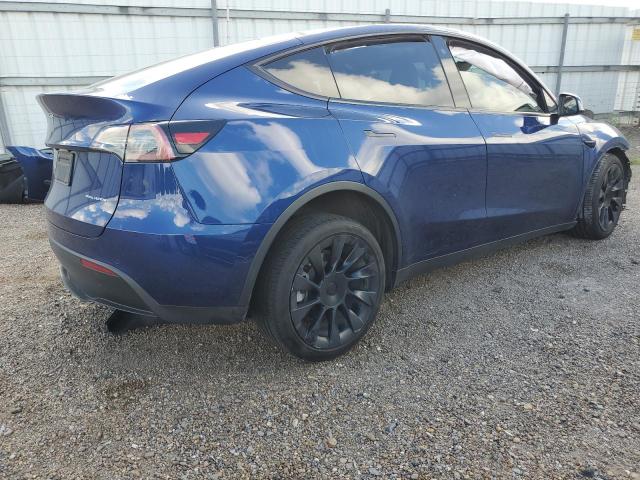 7SAYGDEE8NA003845 - 2022 TESLA MODEL Y BLUE photo 3