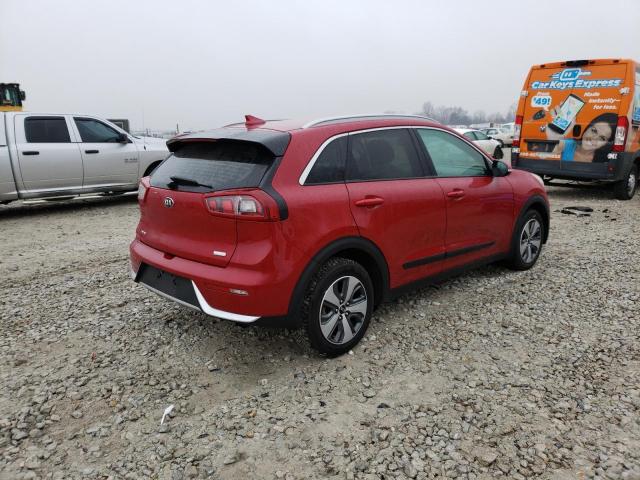 KNDCC3LC3H5065922 - 2017 KIA NIRO EX RED photo 3