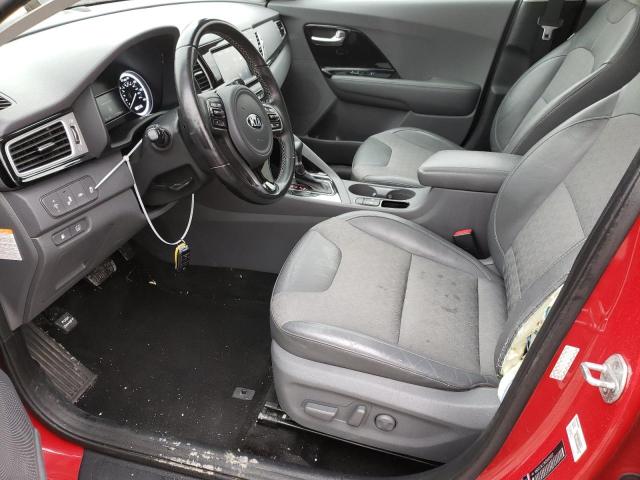 KNDCC3LC3H5065922 - 2017 KIA NIRO EX RED photo 7