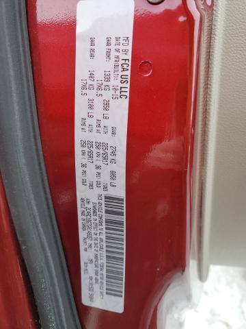 2C4RC1BG7GR149357 - 2016 CHRYSLER TOWN & COU TOURING ბურგუნდია ფოტო 14